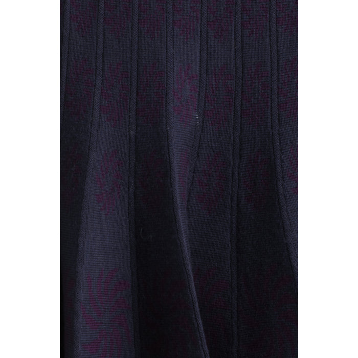 PORTOBELLO SKIRT | NAVY & PURPLE