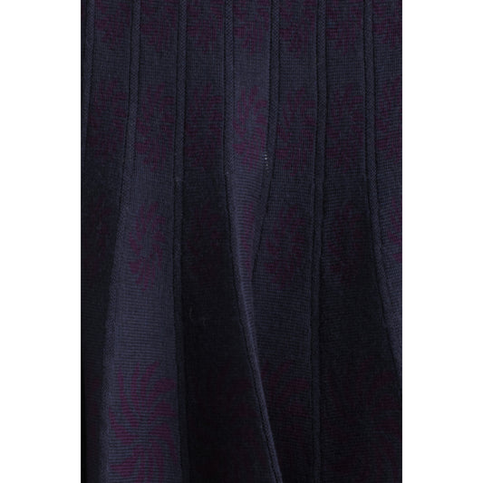 PORTOBELLO SKIRT | NAVY & PURPLE