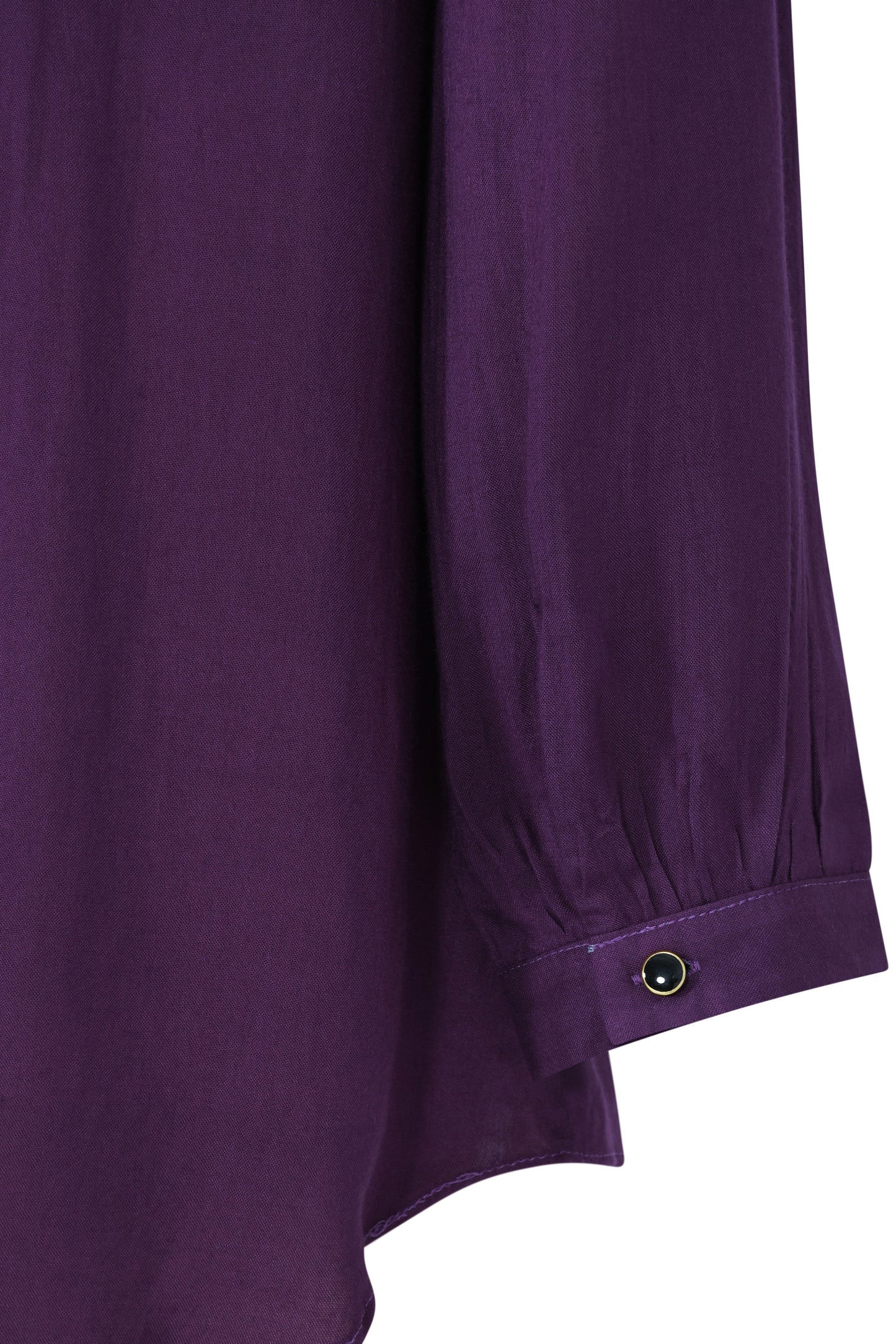 DELPHINE TOP | AUBERGINE RAYON