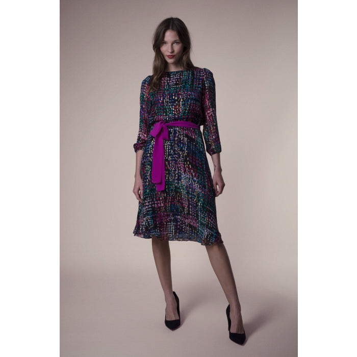 JOJO DRESS | GOLDEN DOTTY SILK
