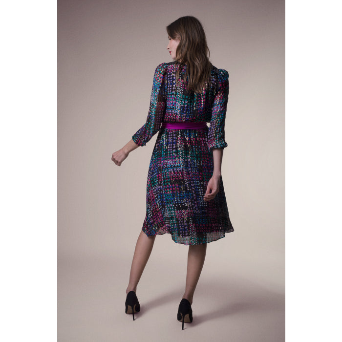JOJO DRESS | GOLDEN DOTTY SILK