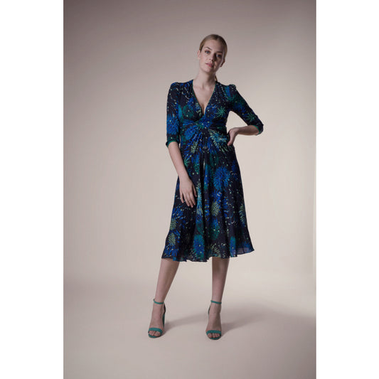 JESSIE DRESS | BLACK FIREWORKS PRINT