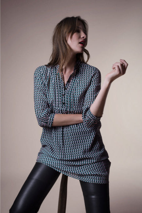 CHLOE DRESS | RAZOR PRINT