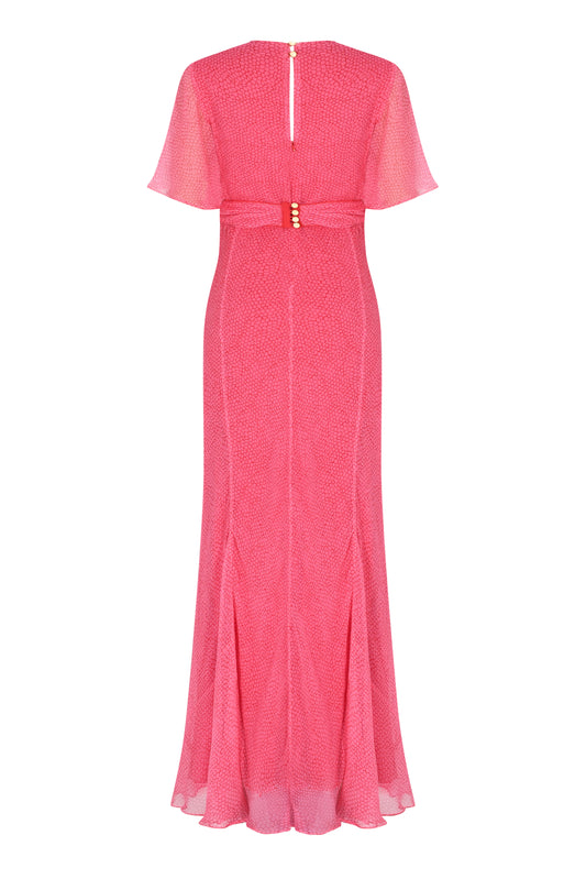 LONG MILLIE DRESS | ORGANIC PRINT