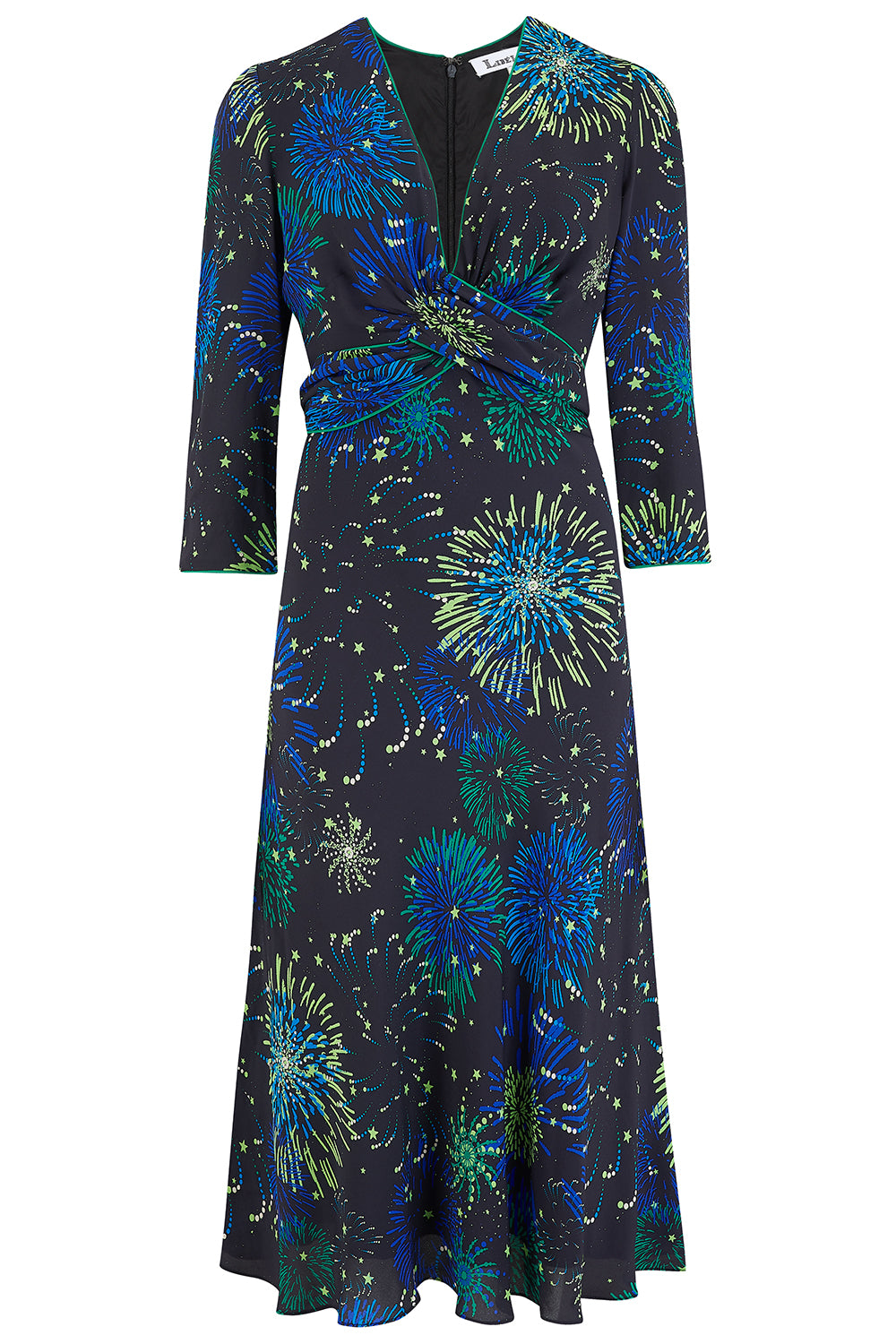 MILLIE DRESS | FIREWORKS PRINT BLACK