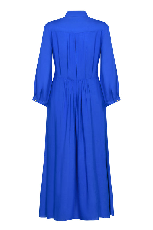 ANASTASIA DRESS | BRIGHT BLUE RAYON