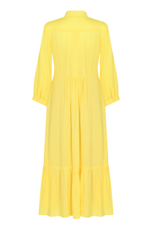 ANASTASIA DRESS | SUNSHINE YELLOW RAYON