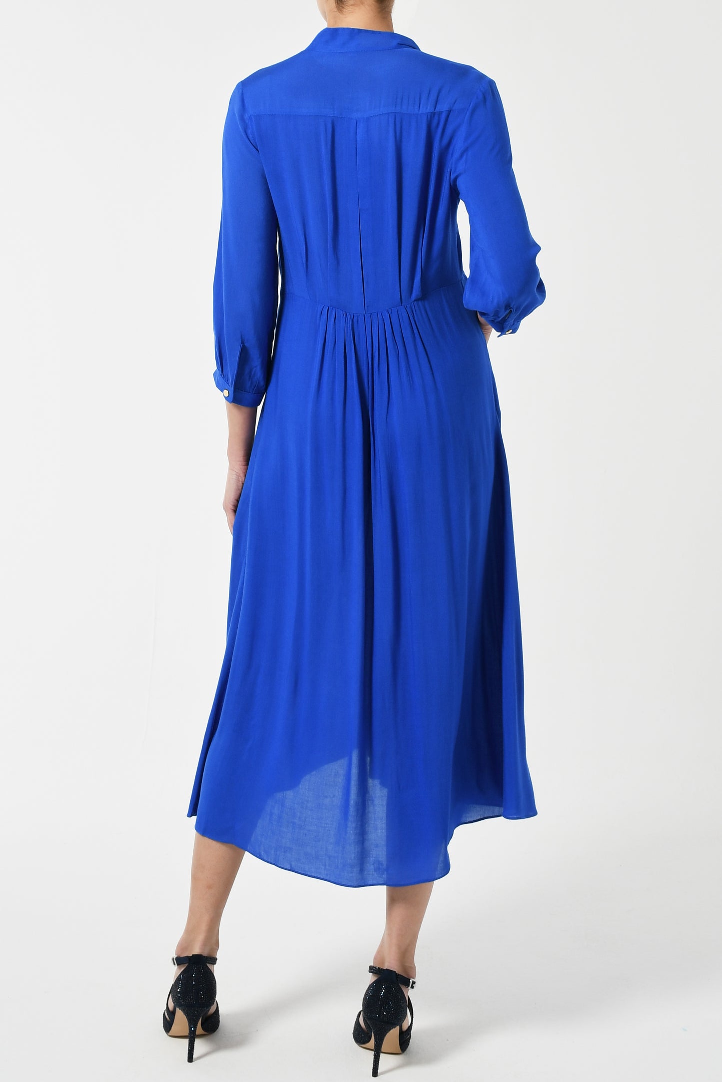 ANASTASIA DRESS | BRIGHT BLUE RAYON