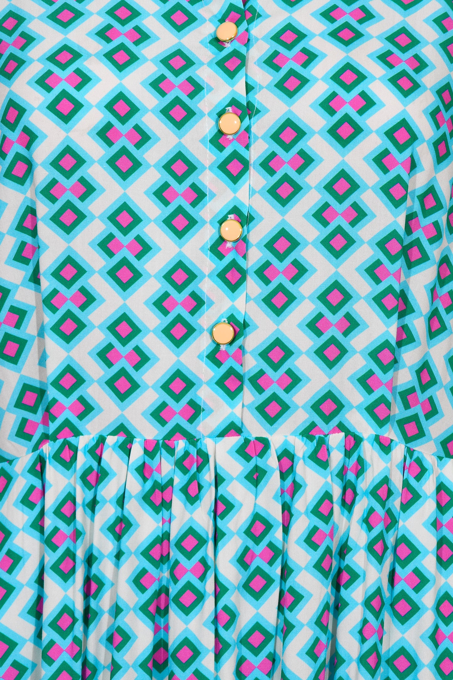 LONGER ANASTASIA DRESS | CRAZY PAV PRINT