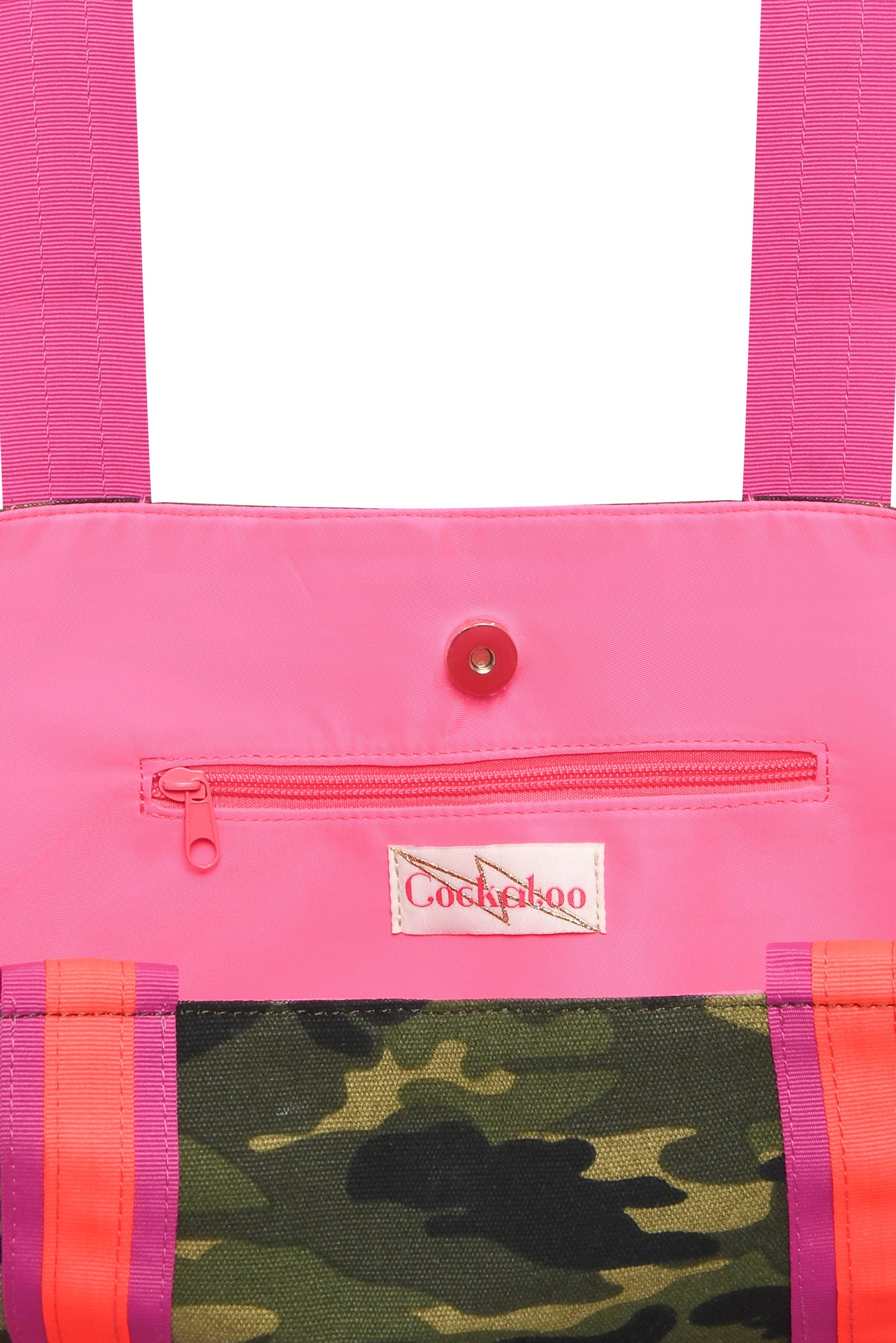 LARGE CAMO BEACH BAG