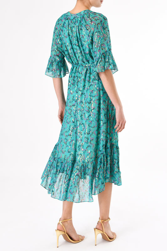 BLAZE DRESS | AWAKENING PRINTED SILK