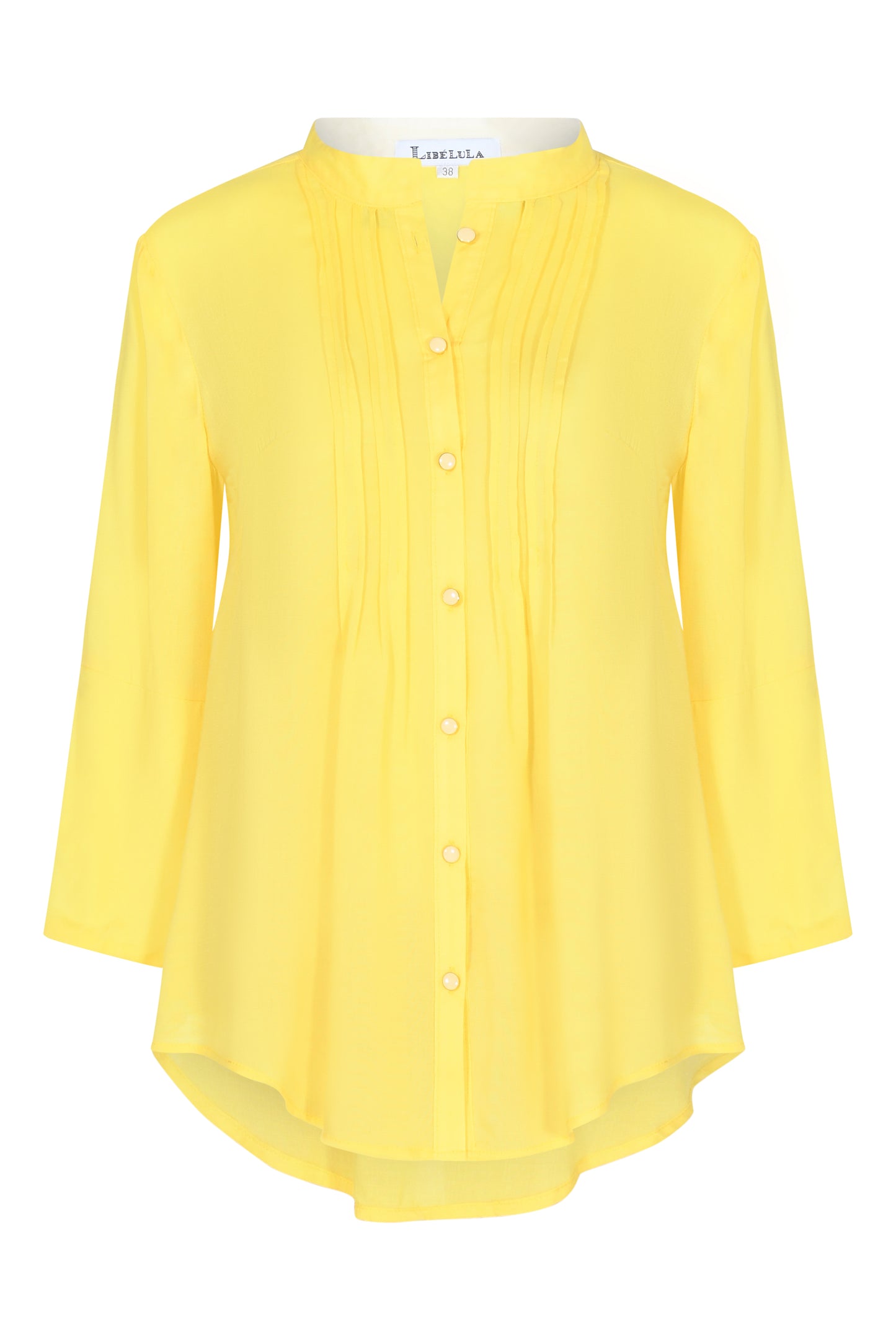 CHINKY TOP | YELLOW RAYON