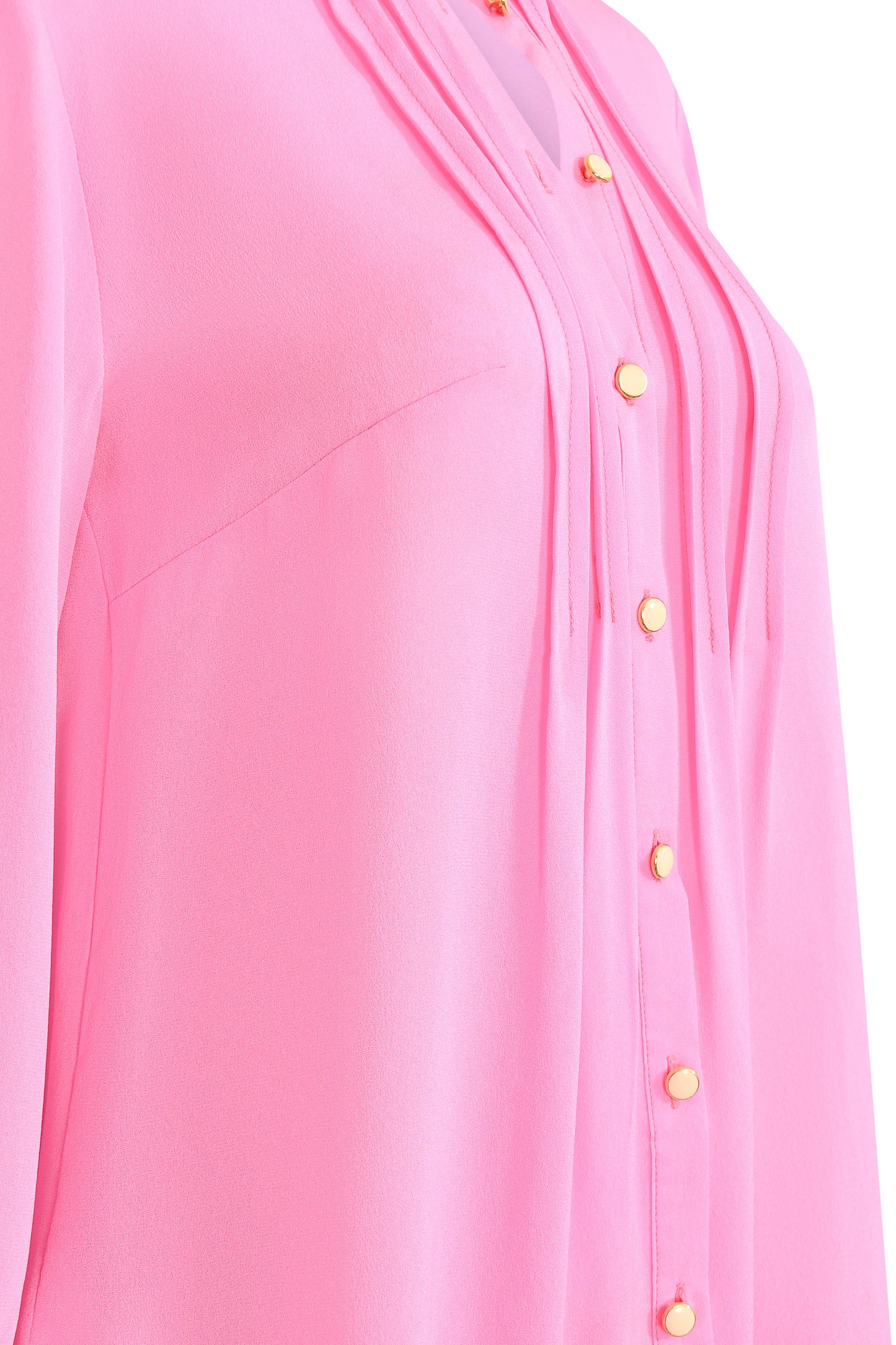 CHINKY TOP | PARTY PINK SILK