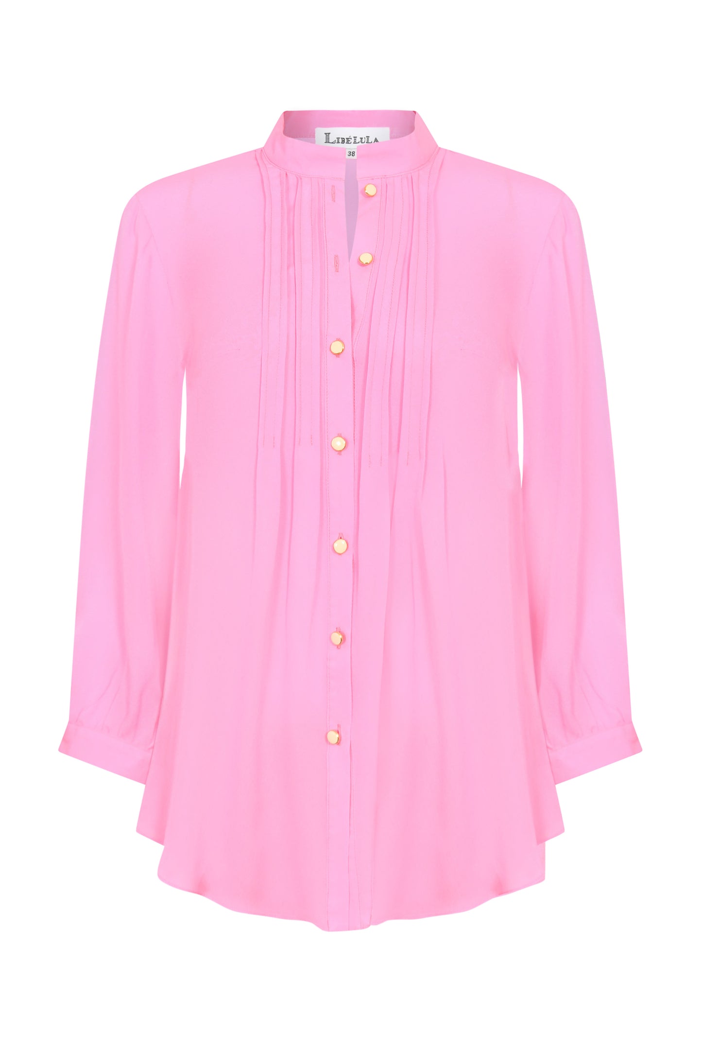 CHINKY TOP | PARTY PINK SILK