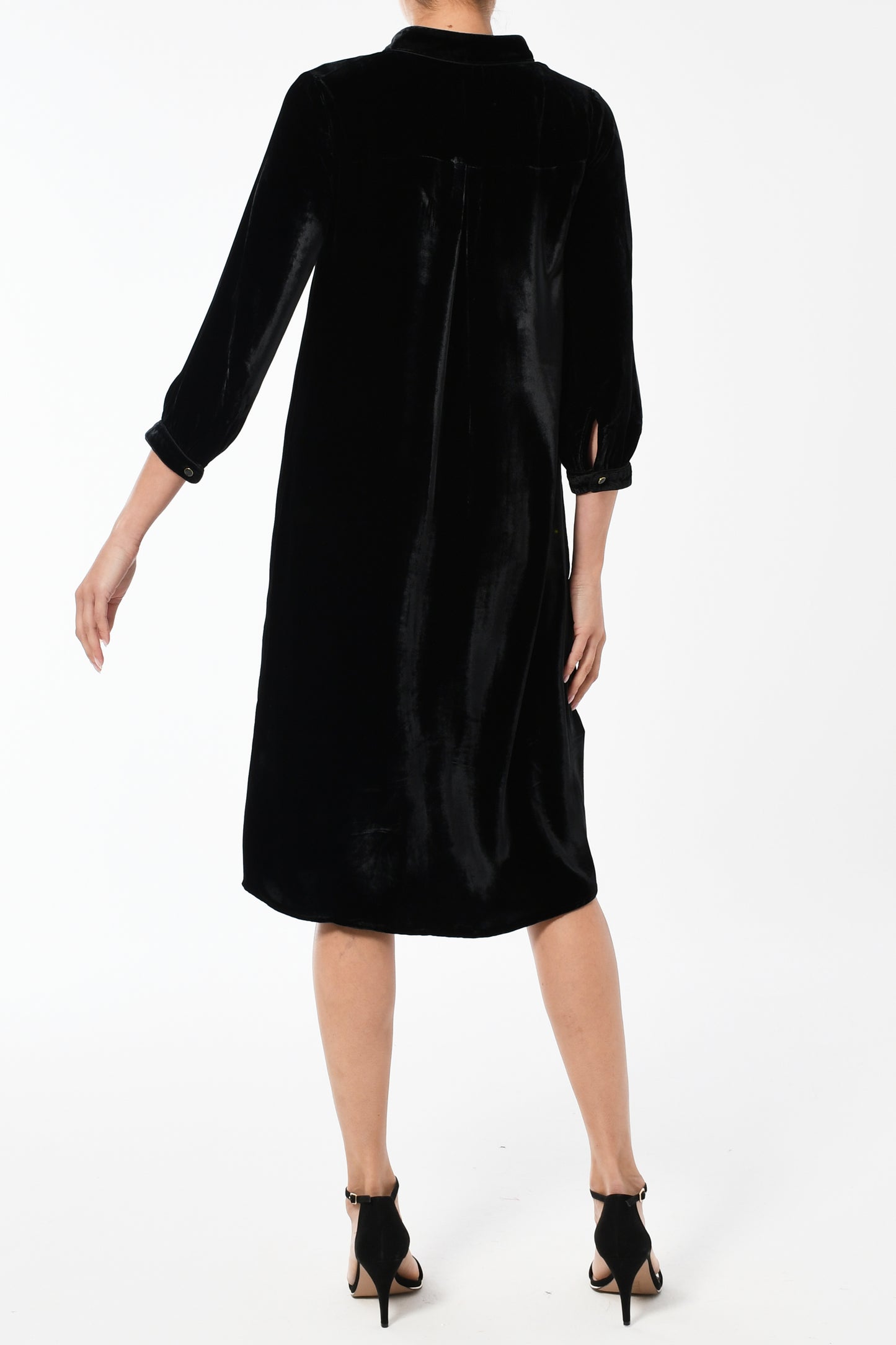 CHLOE DRESS | BLACK VELVET