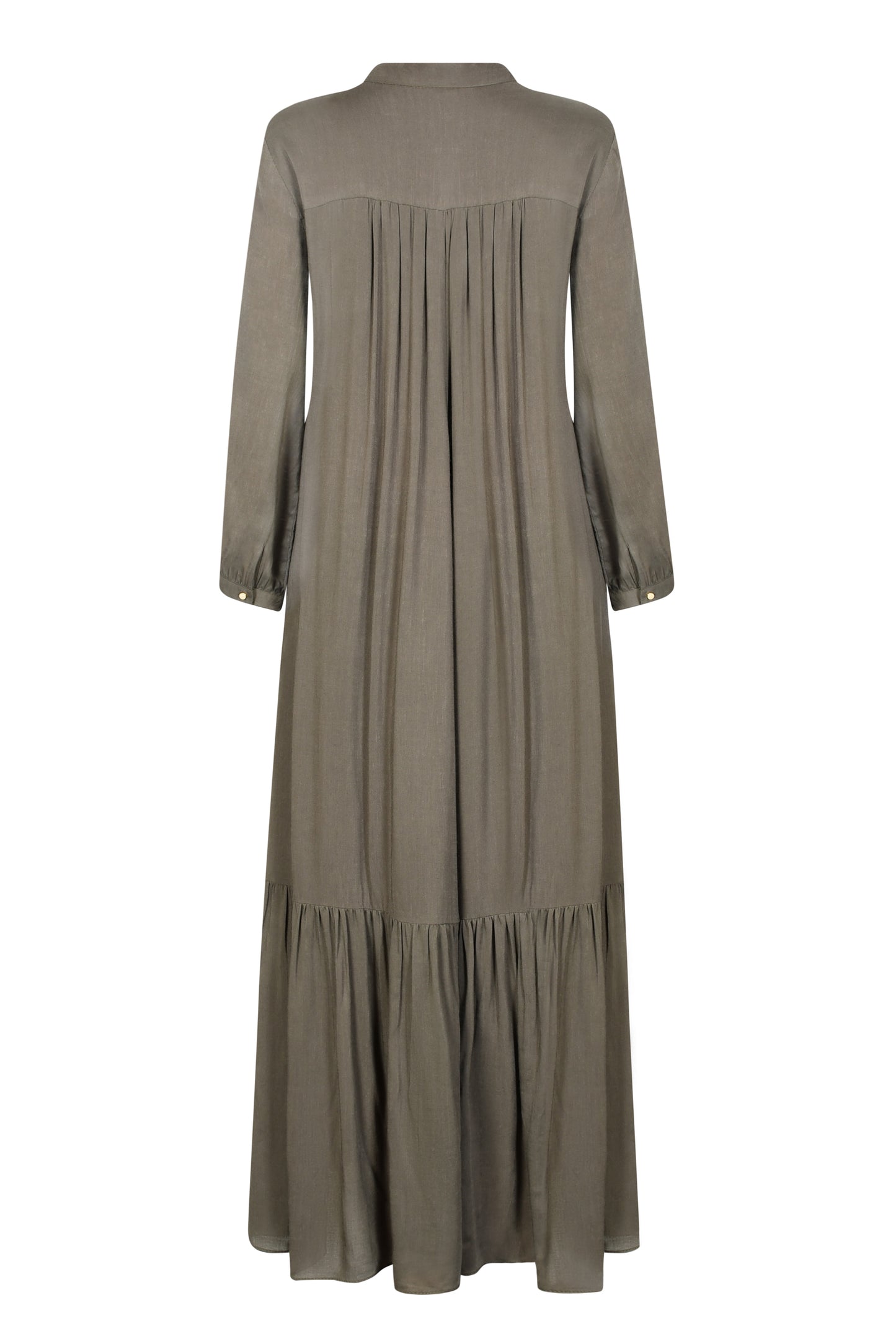 CLAUDE DRESS | KHAKI RAYON