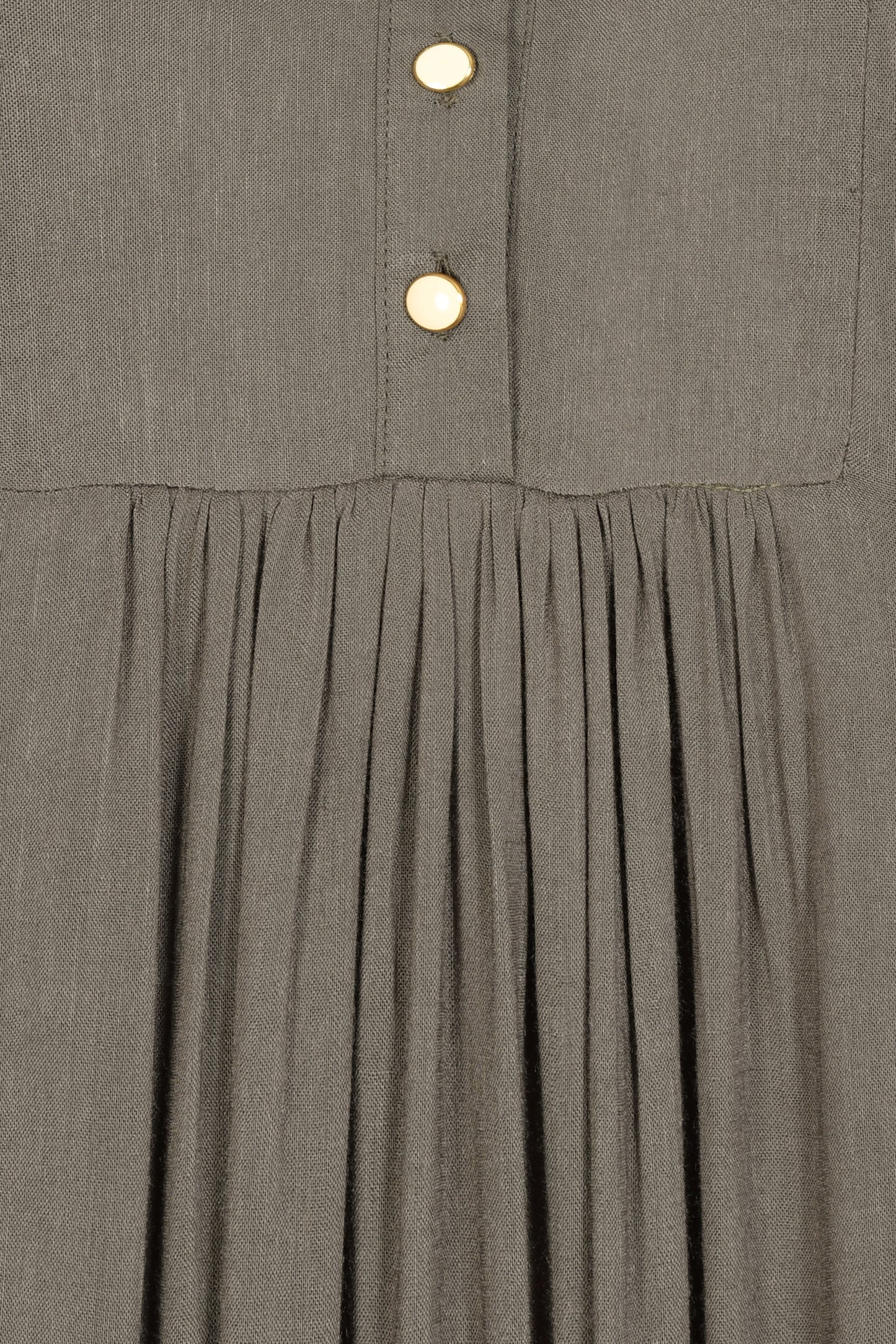 CLAUDE DRESS | KHAKI RAYON
