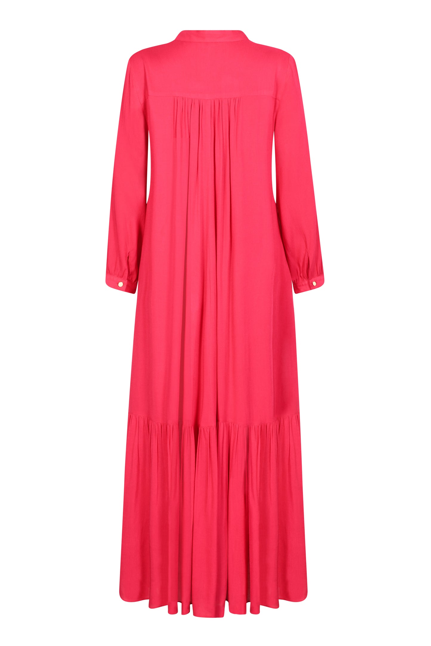 CLAUDE DRESS | HOT PINK RAYON