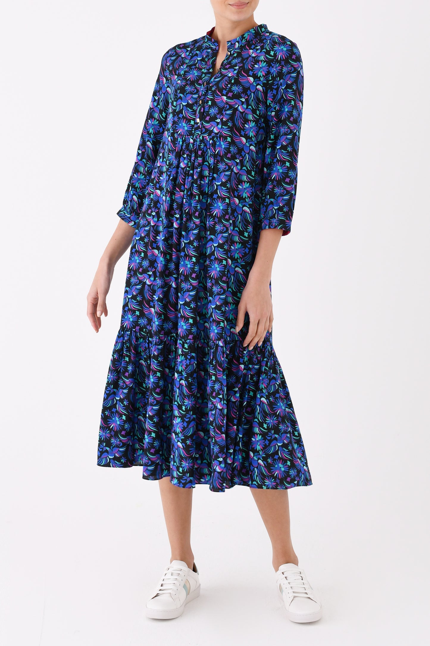 CLAUDE DRESS | MEXI PRINT
