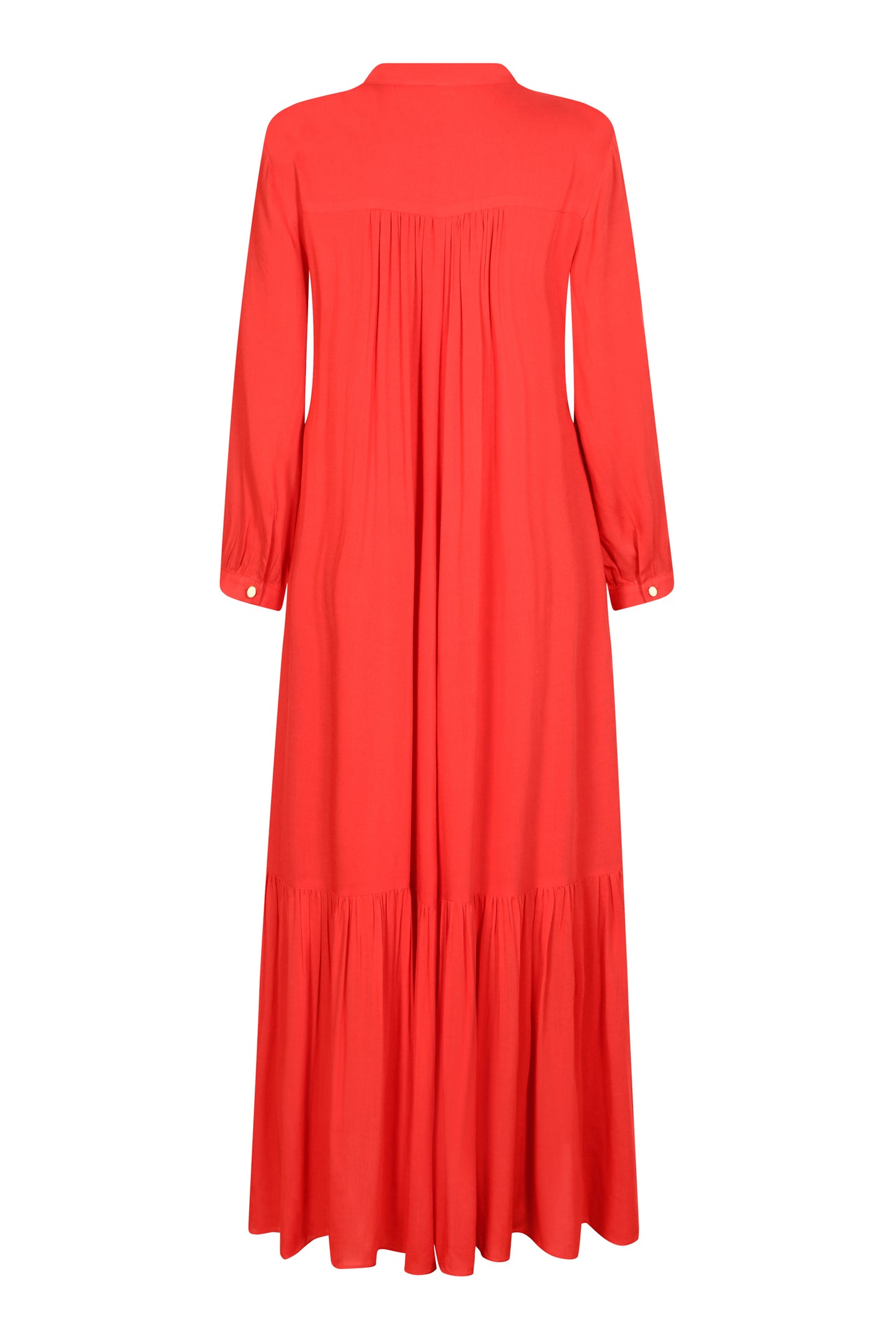 CLAUDE DRESS | RED RAYON