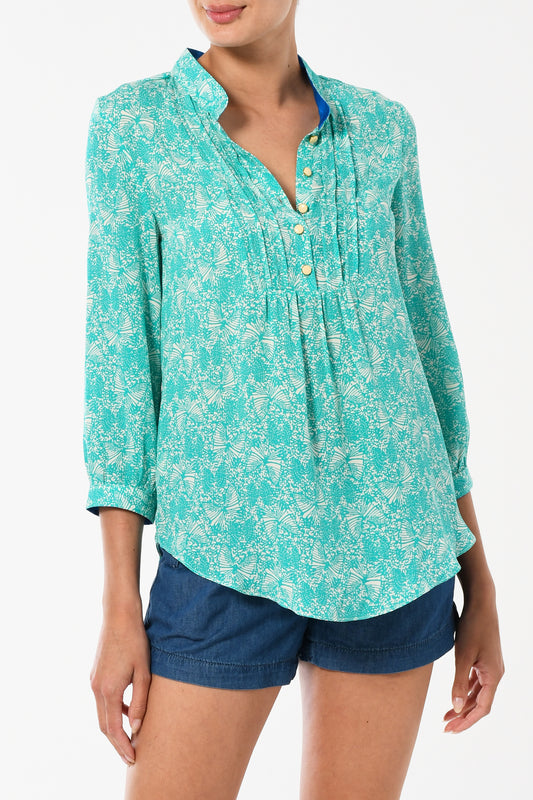 DELPHINE TOP | FLUTTER PRINT
