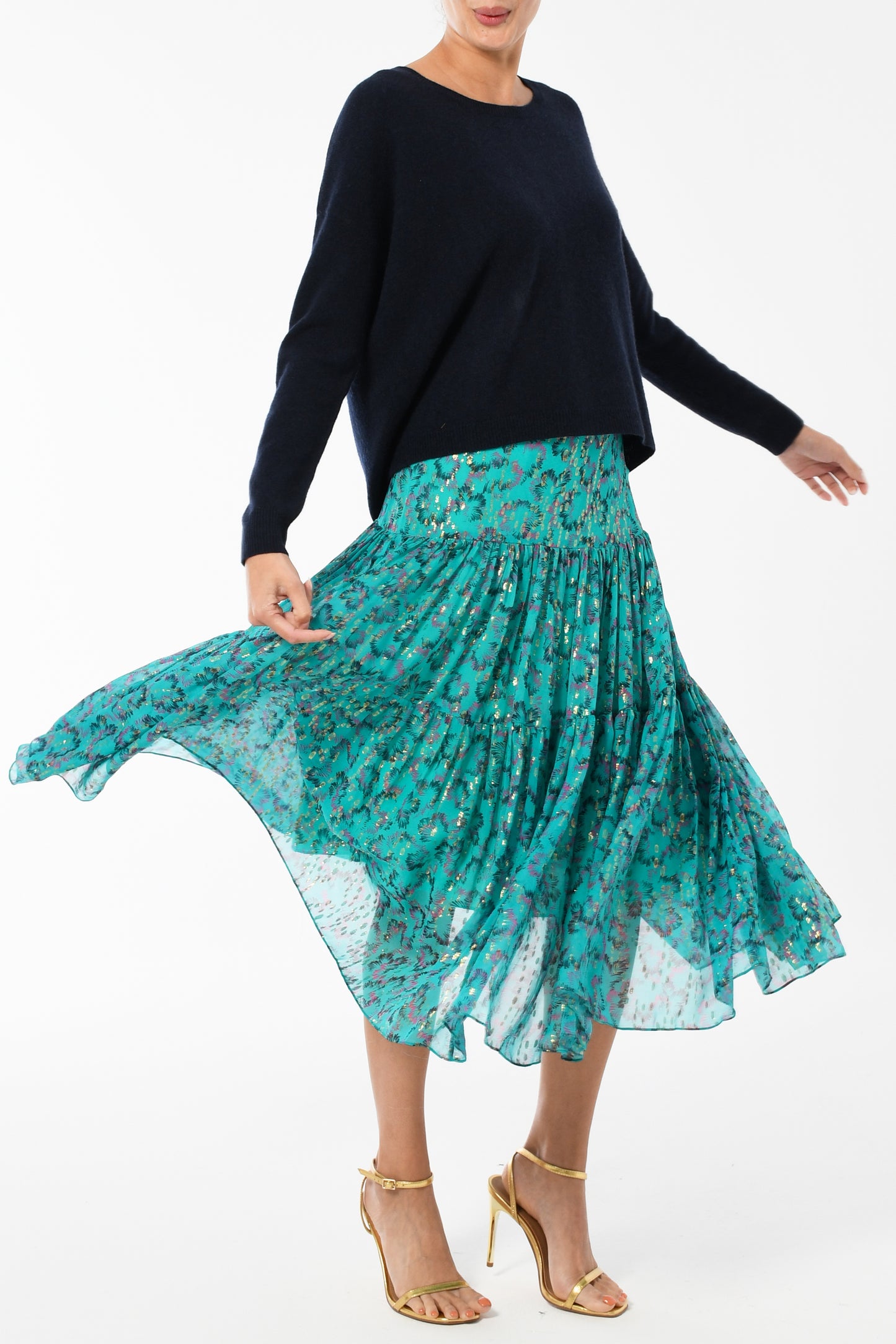 MIDI EMMA SKIRT | AWAKENING PRINT