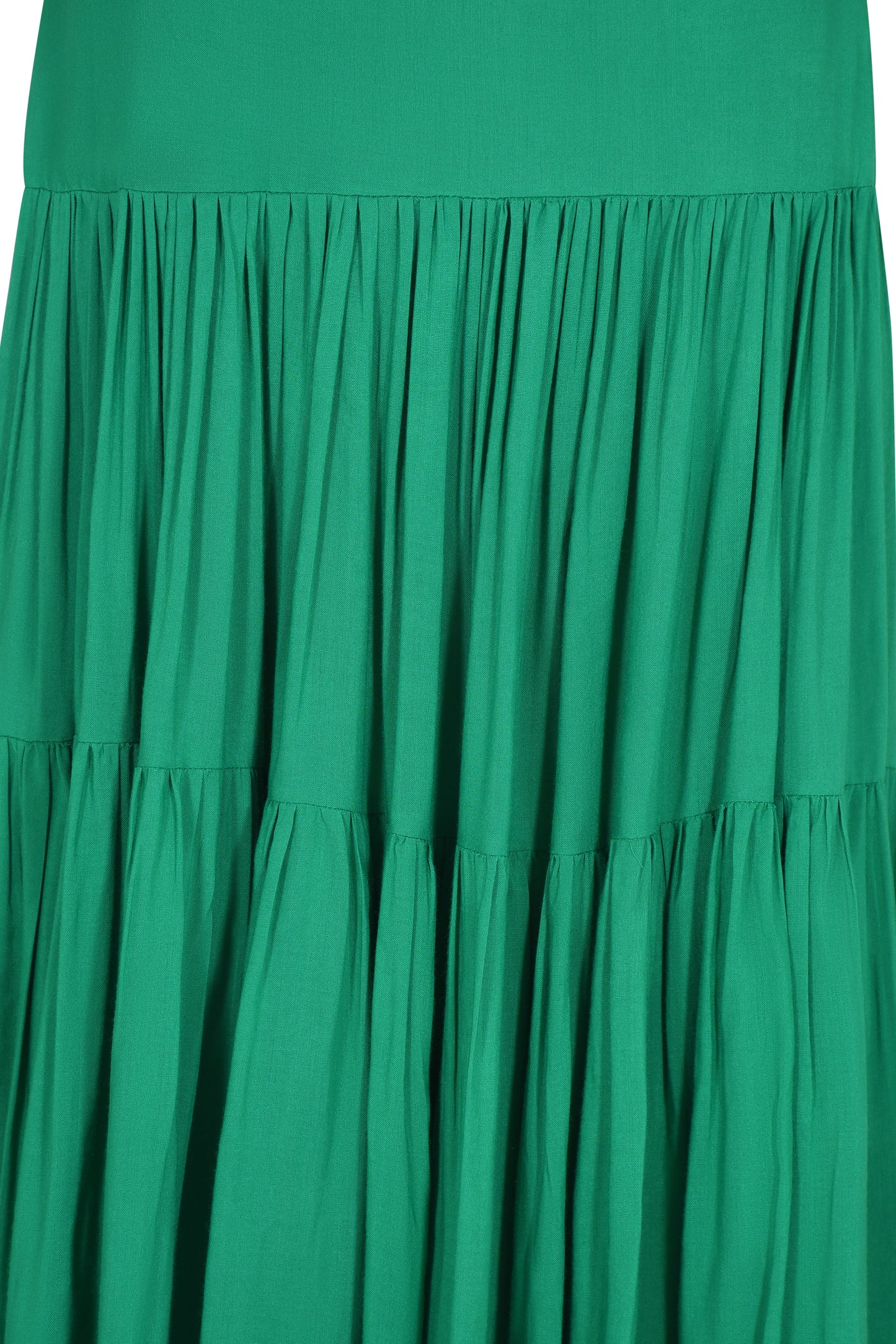 MIDI EMMA SKIRT | EMERALD RAYON