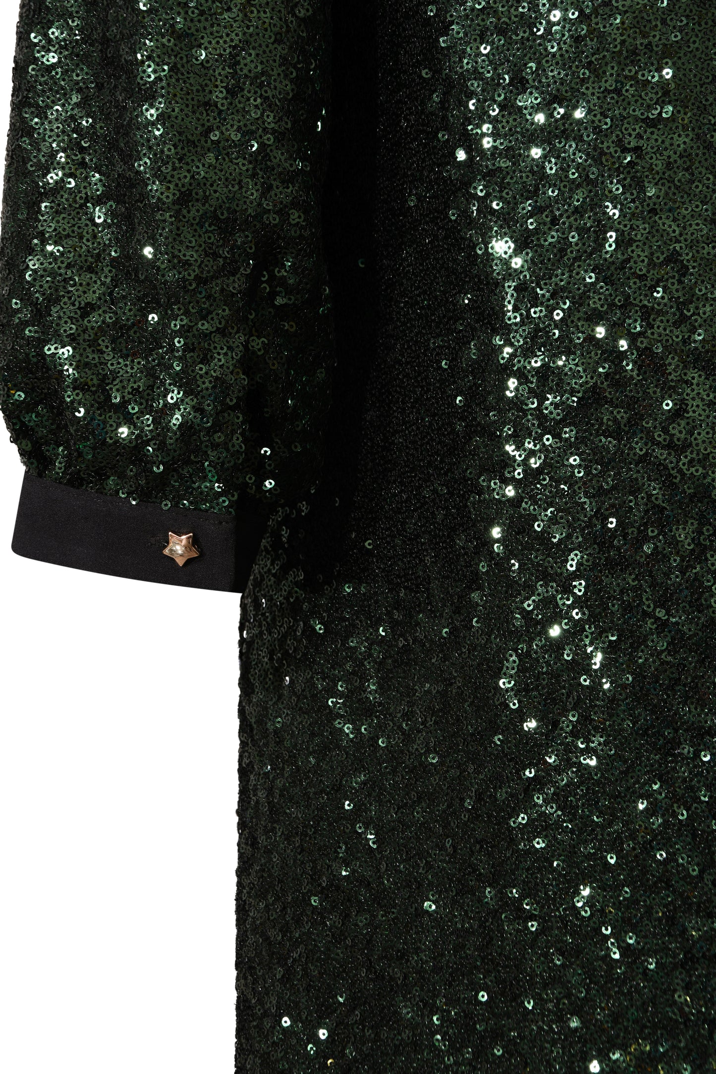 GOODIE TUNIC | BOTTLE GREEN SEQUINS