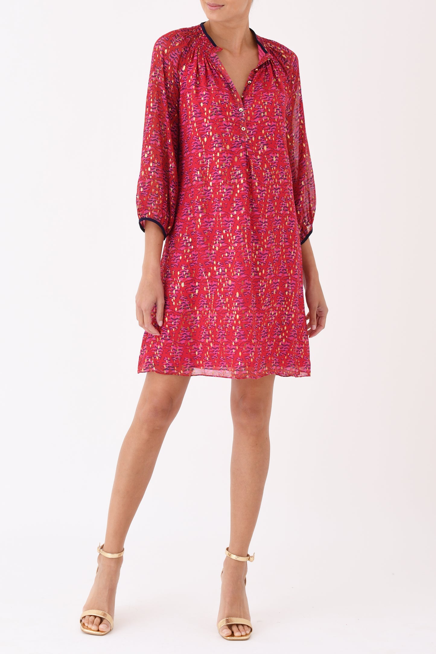 HARTFORD DRESS | CHRISTMAS CAMO PRINT