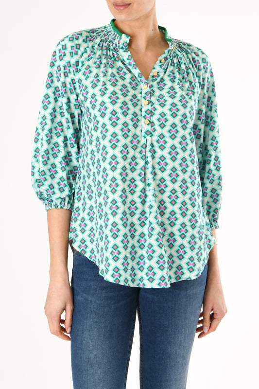 HARTFORD TOP | CRAZY PAV PRINT