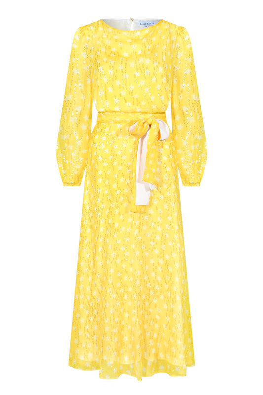 MIDI JOJO DRESS | MOROCCAN STAR PRINT