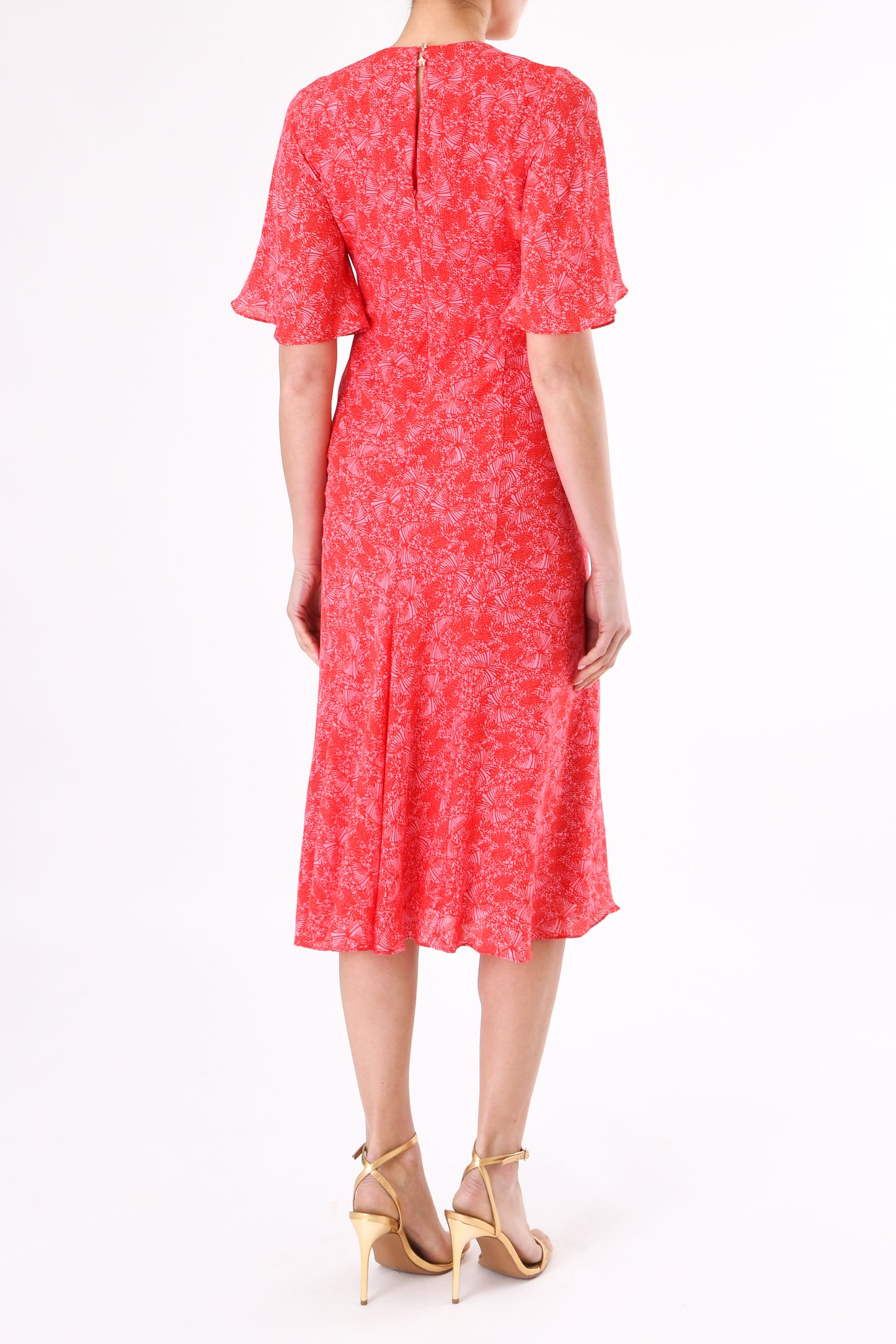 JESSIE DRESS | RED FLUTTER PRINT