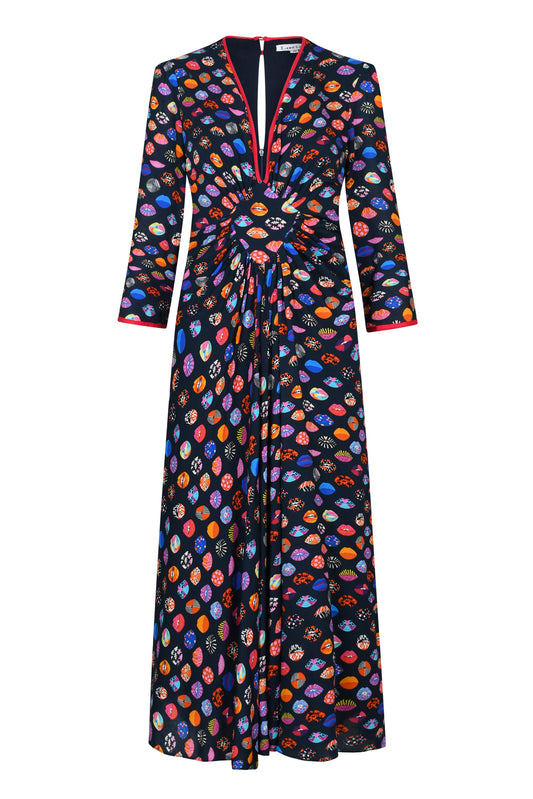 JESSIE DRESS | LIPS PRINT