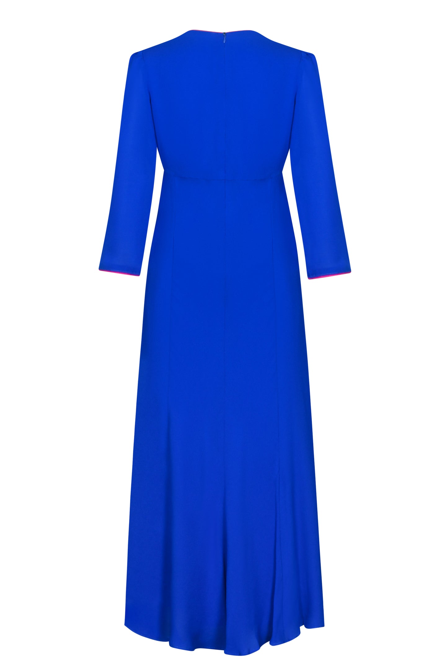 JESSIE DRESS | BRIGHT BLUE SILK GEORGETTE
