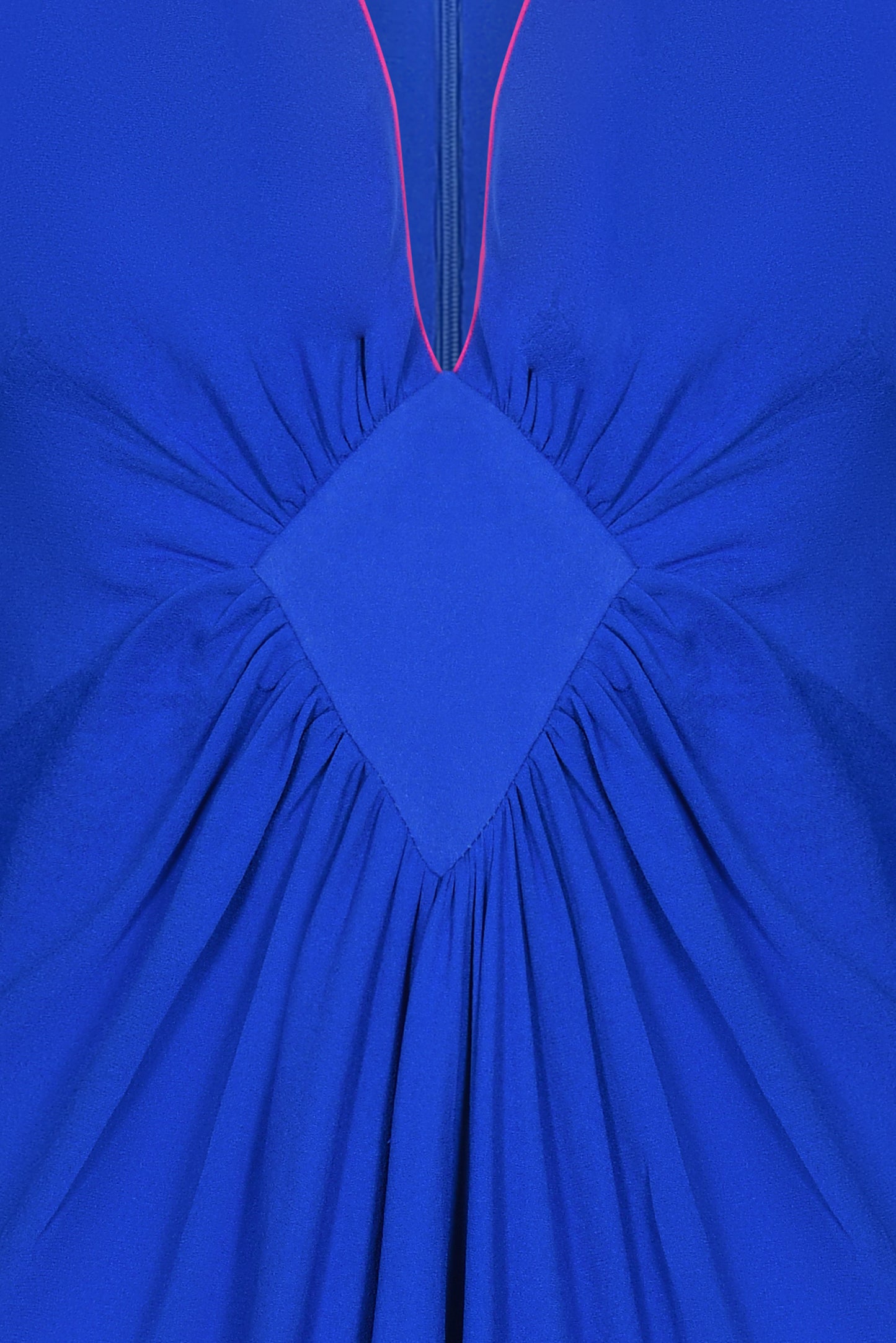 JESSIE DRESS | BRIGHT BLUE SILK GEORGETTE