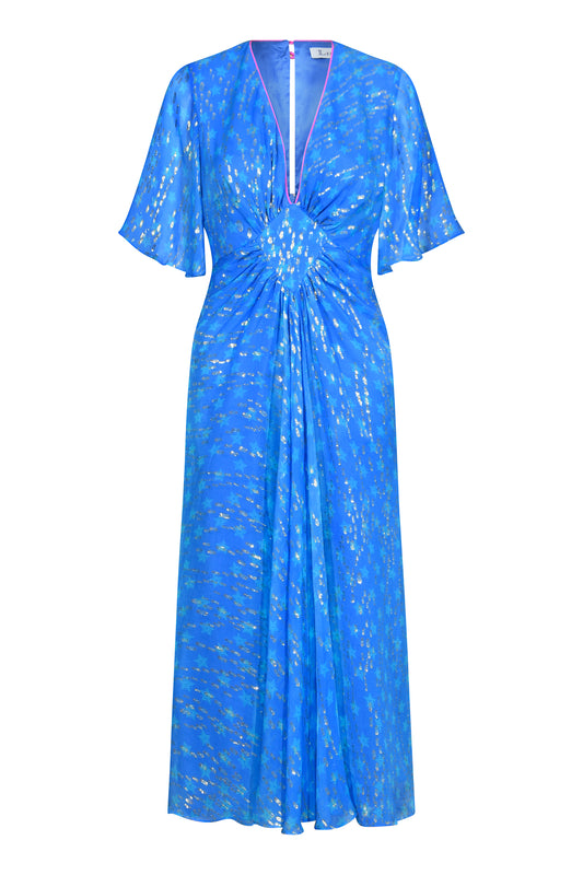 JESSIE DRESS | MOROCCAN STAR PRINTED SILK