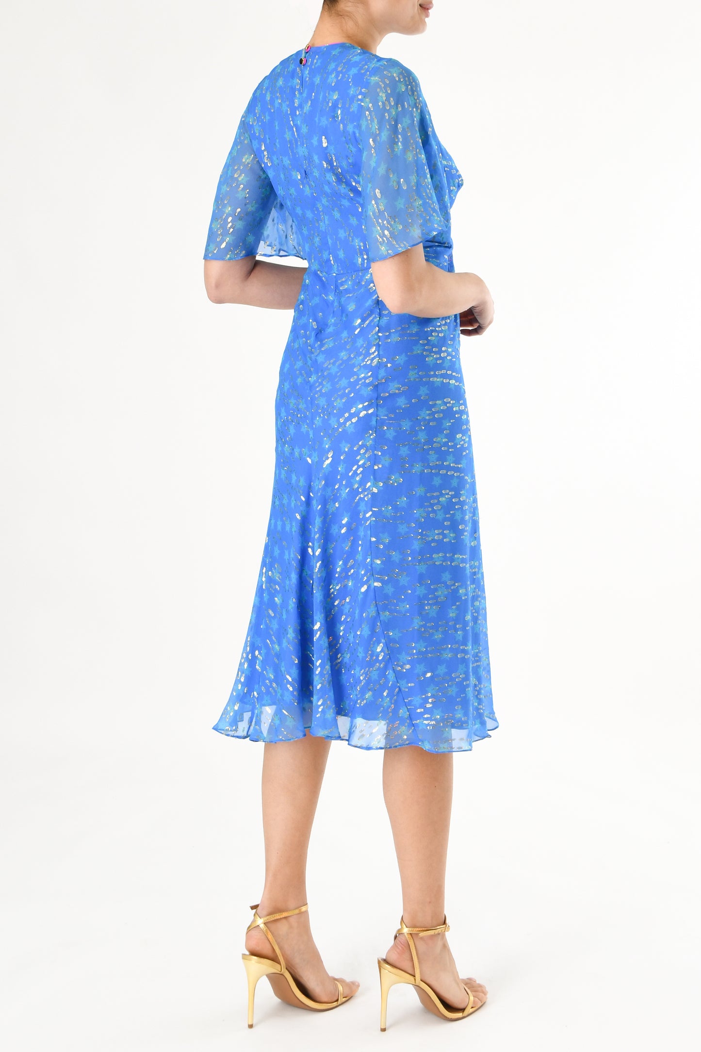JESSIE DRESS | MOROCCAN STAR PRINTED SILK