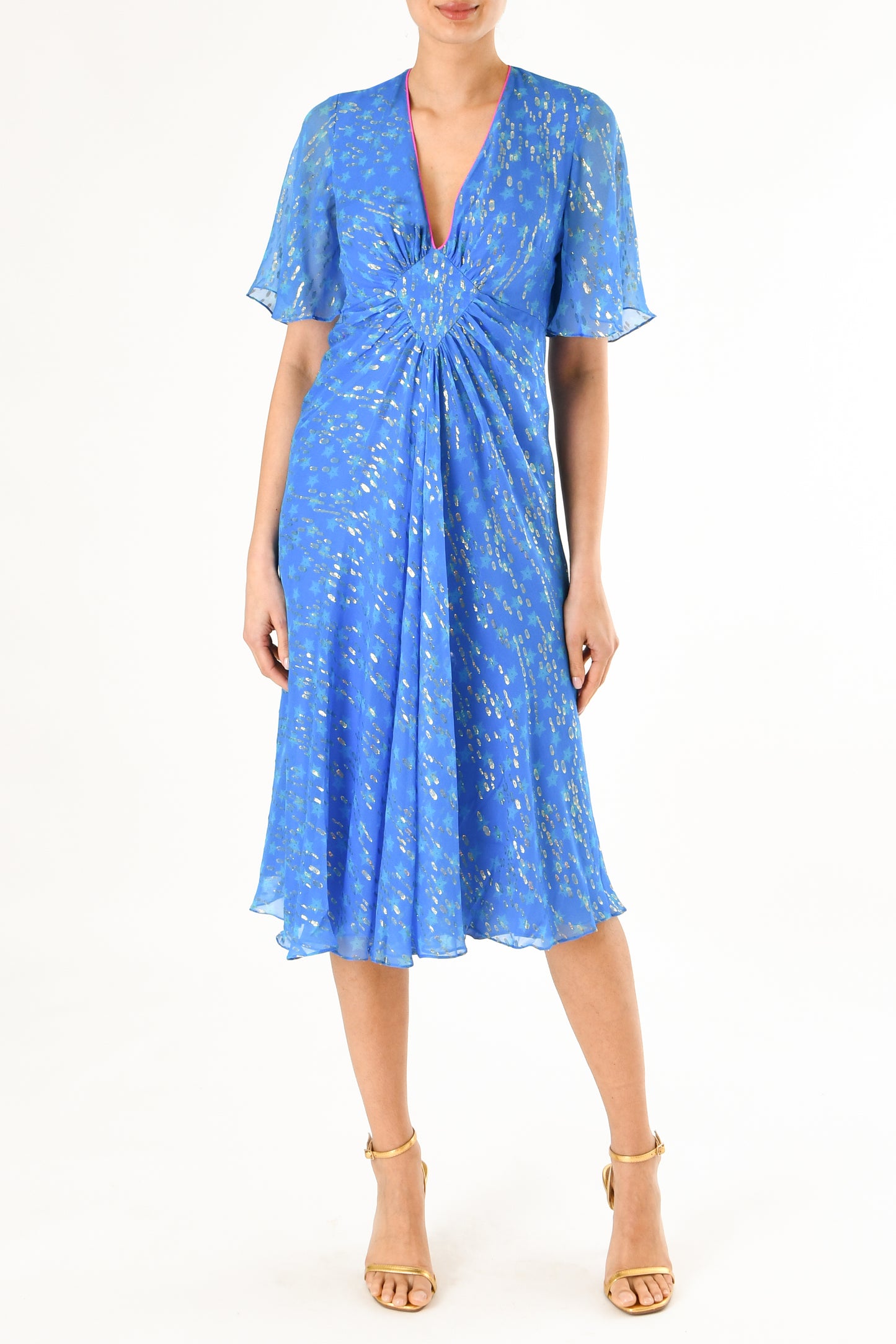 JESSIE DRESS | MOROCCAN STAR PRINTED SILK