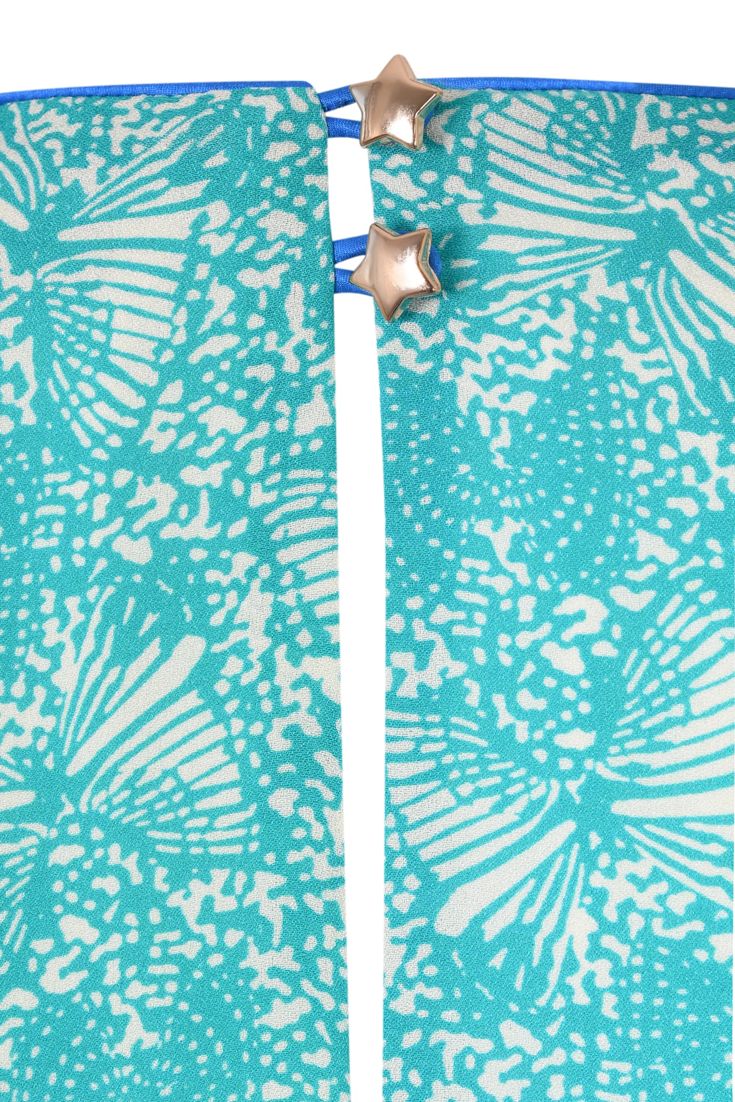 JESSIE DRESS | AQUA FLUTTER PRINT