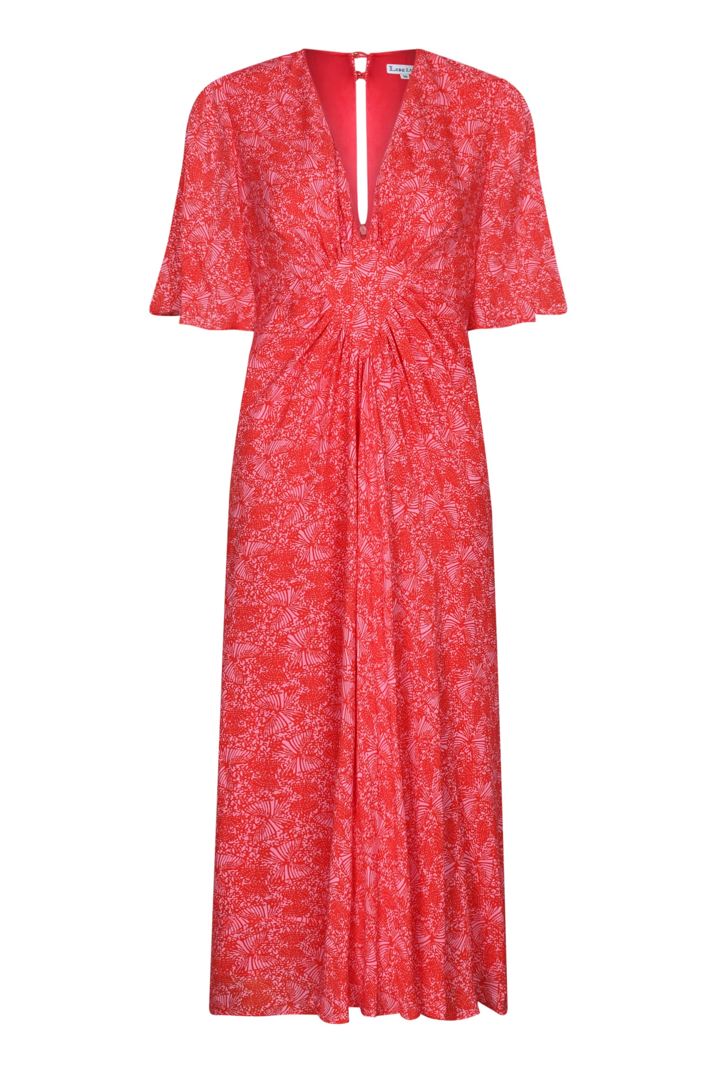 JESSIE DRESS | RED FLUTTER PRINT
