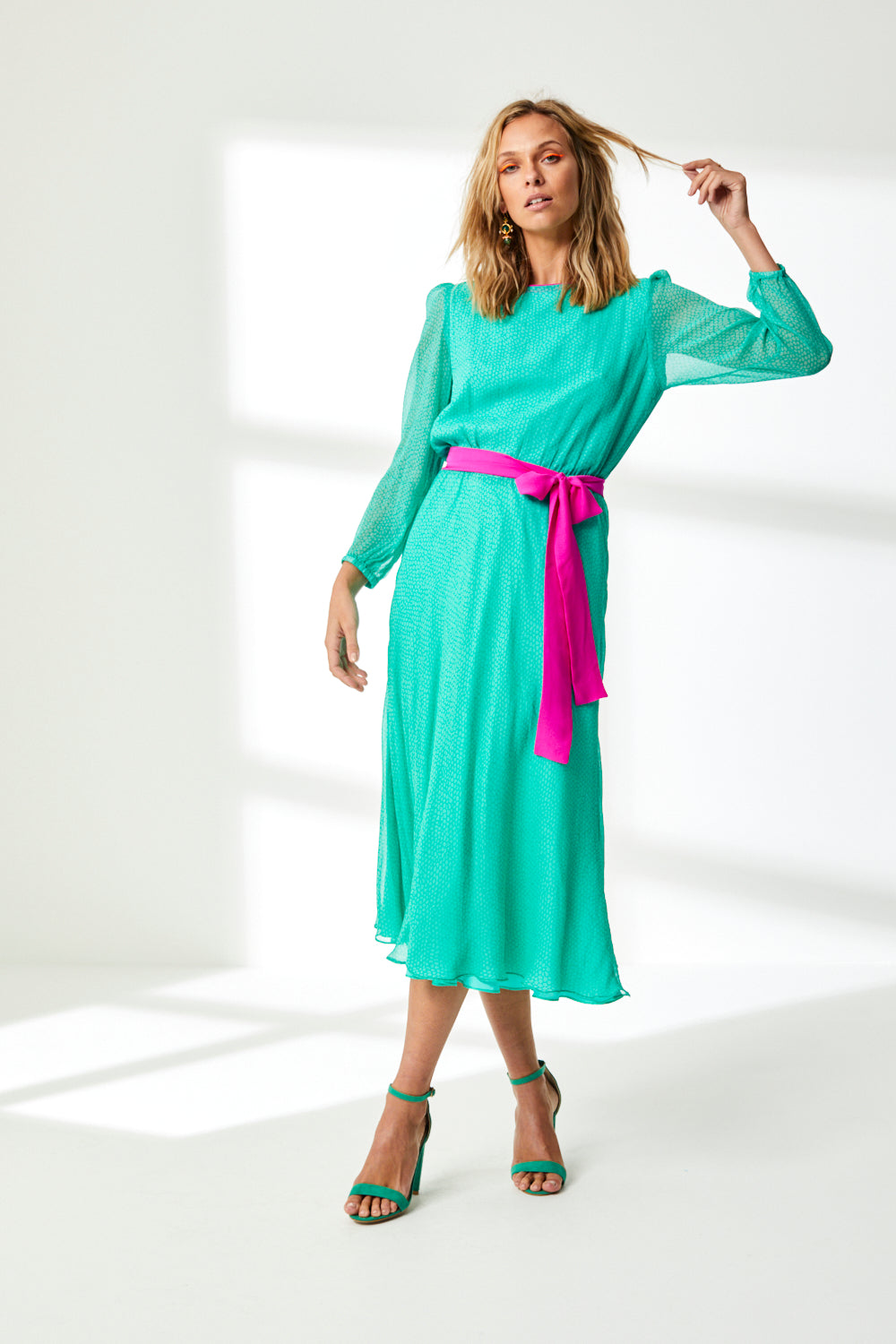 MIDI JOJO DRESS | ORGANIC PRINT