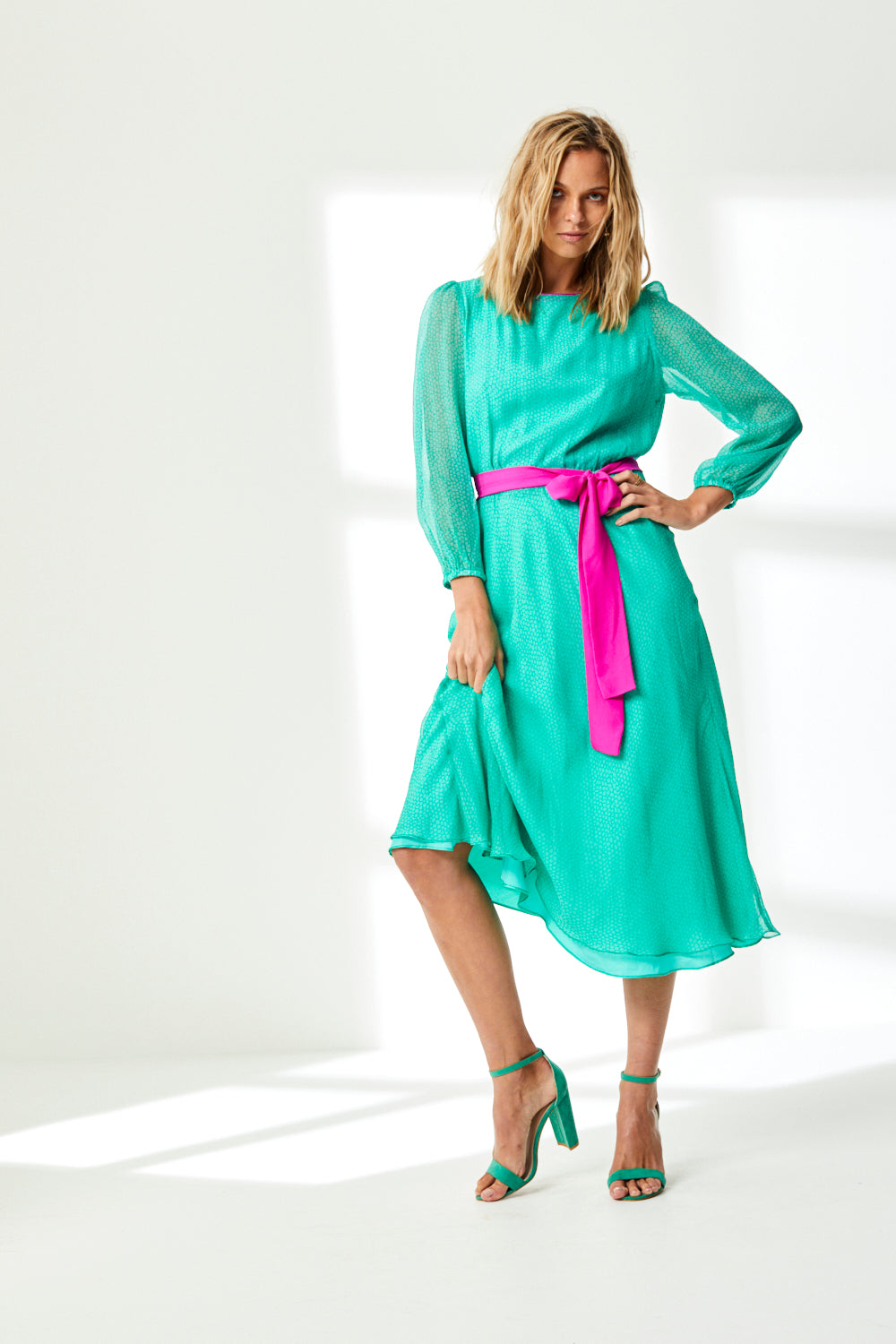 MIDI JOJO DRESS | ORGANIC PRINT