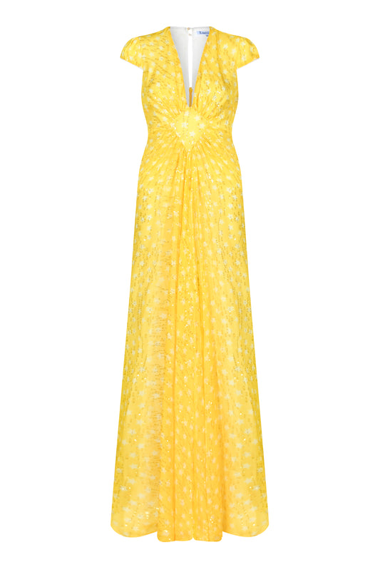 LONG JESSIE DRESS | MOROCCAN STAR PRINT