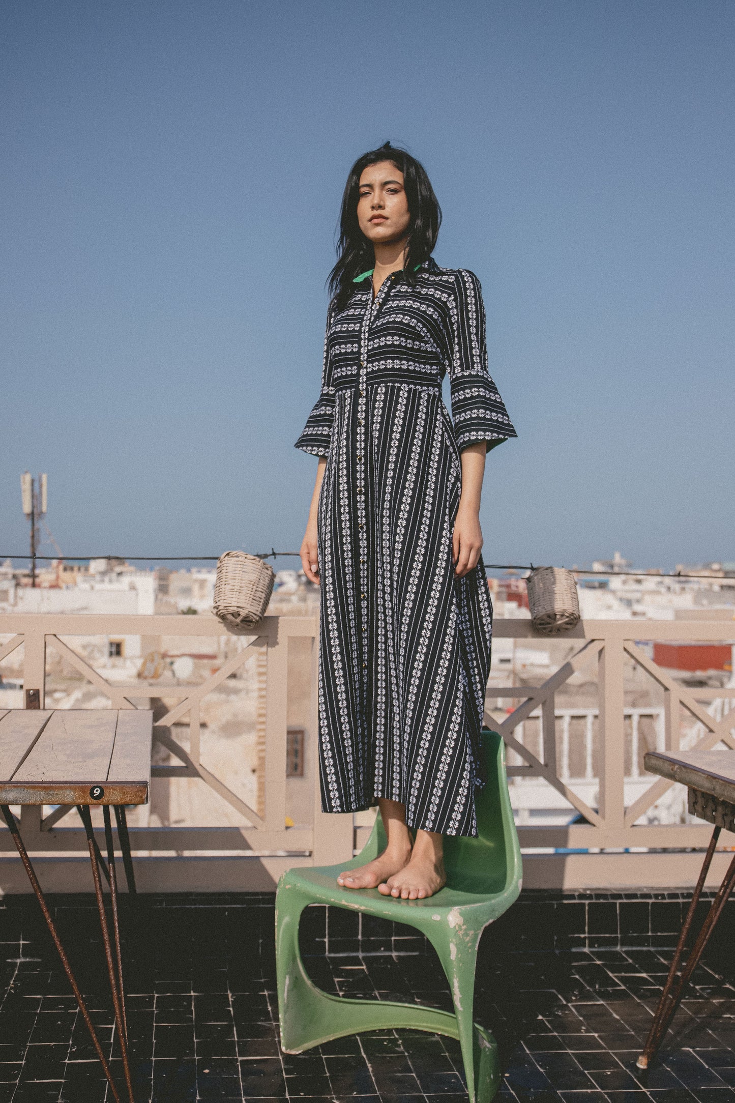 MAXI LUCINDA DRESS | EMBROIDERED COTTON