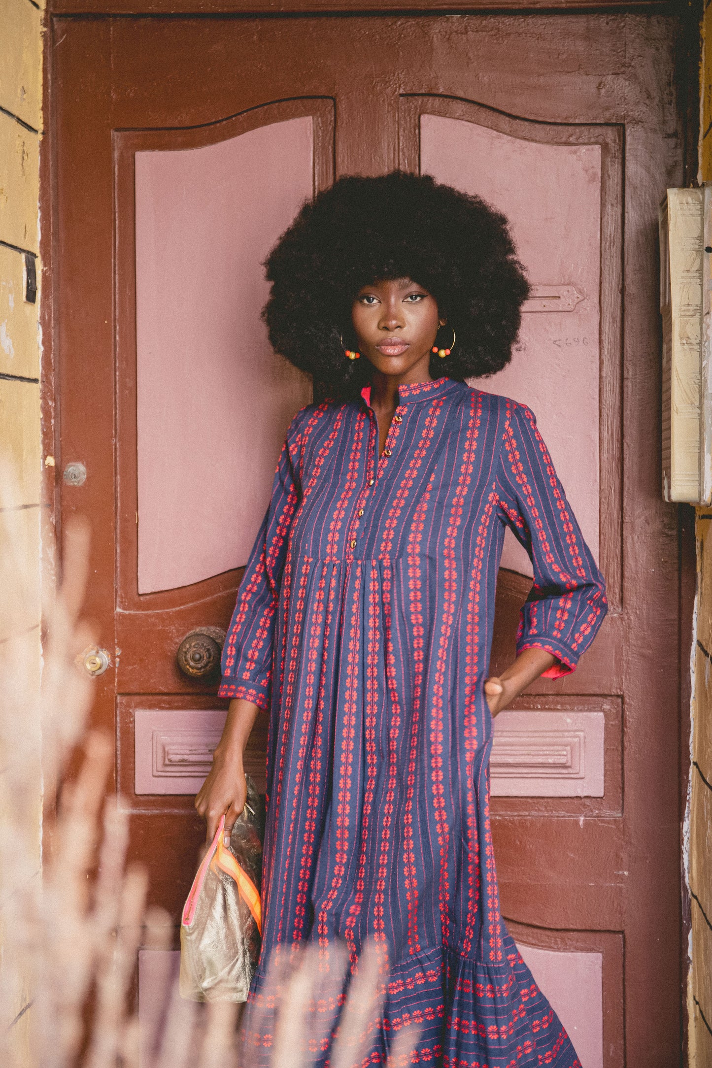 LONGER CLAUDE DRESS | EMBROIDERED COTTON