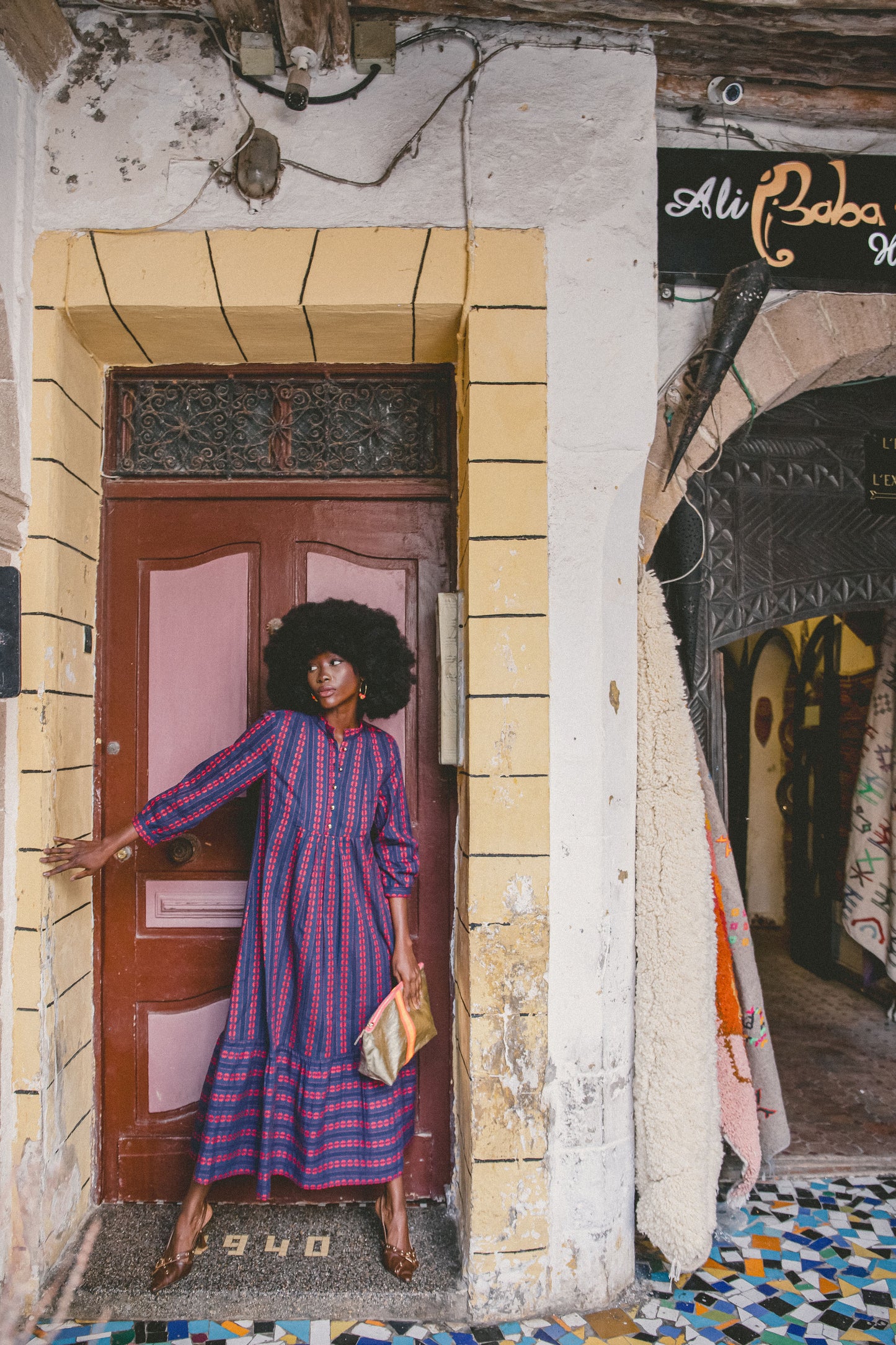 LONGER CLAUDE DRESS | EMBROIDERED COTTON