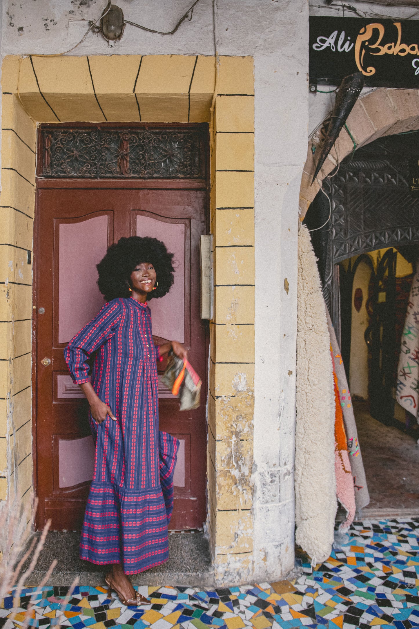 LONGER CLAUDE DRESS | EMBROIDERED COTTON