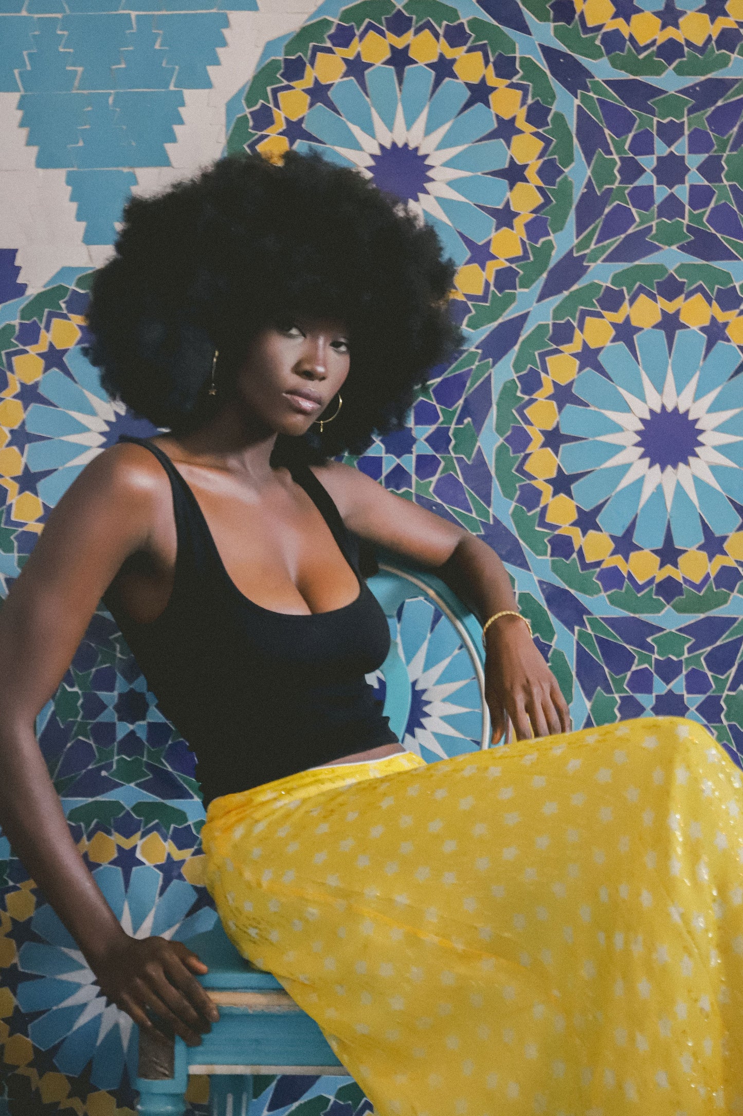 SOPHIA SKIRT | MOROCCAN STAR PRINT