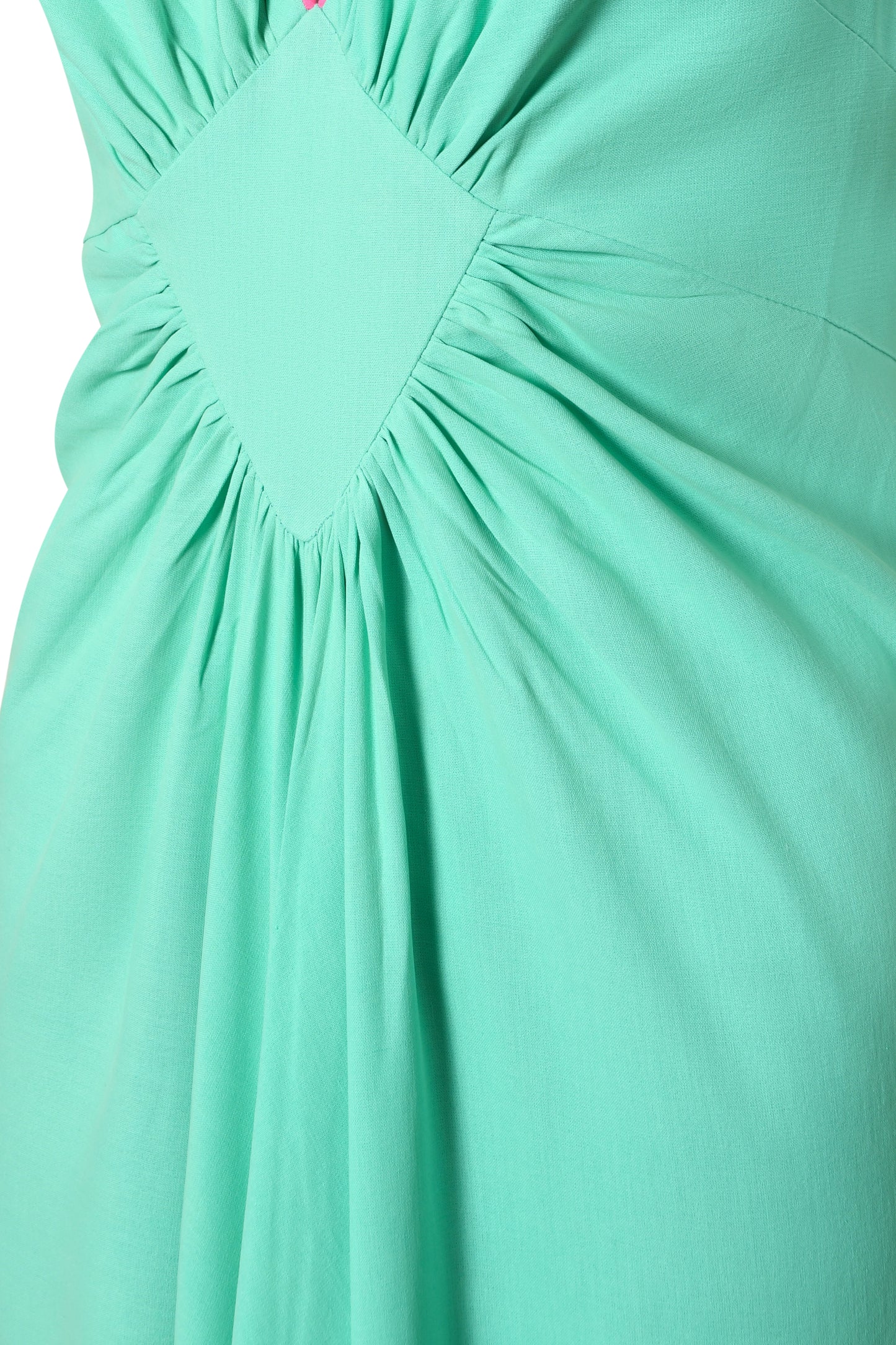 LONG JESSIE DRESS | SEA GREEN SILK FUJI