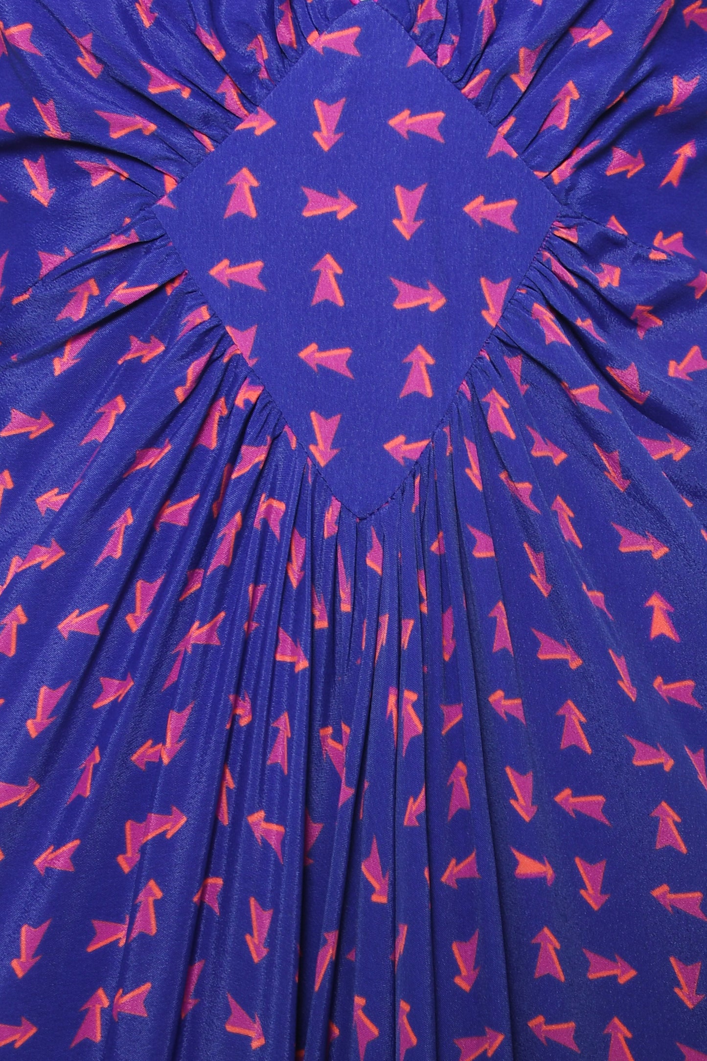 LONG JESSIE DRESS | ARROW PRINT SILK CREPE
